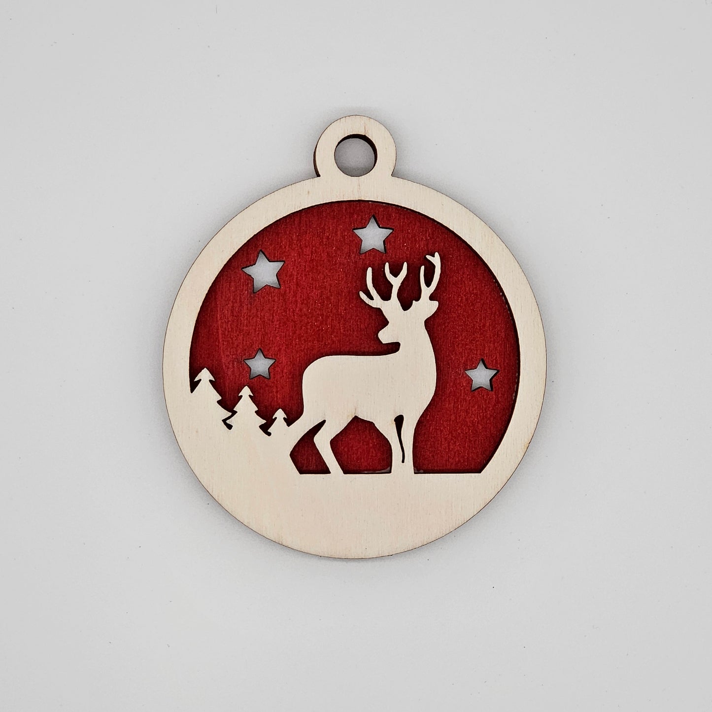 4x - Pallina di Natale Renna