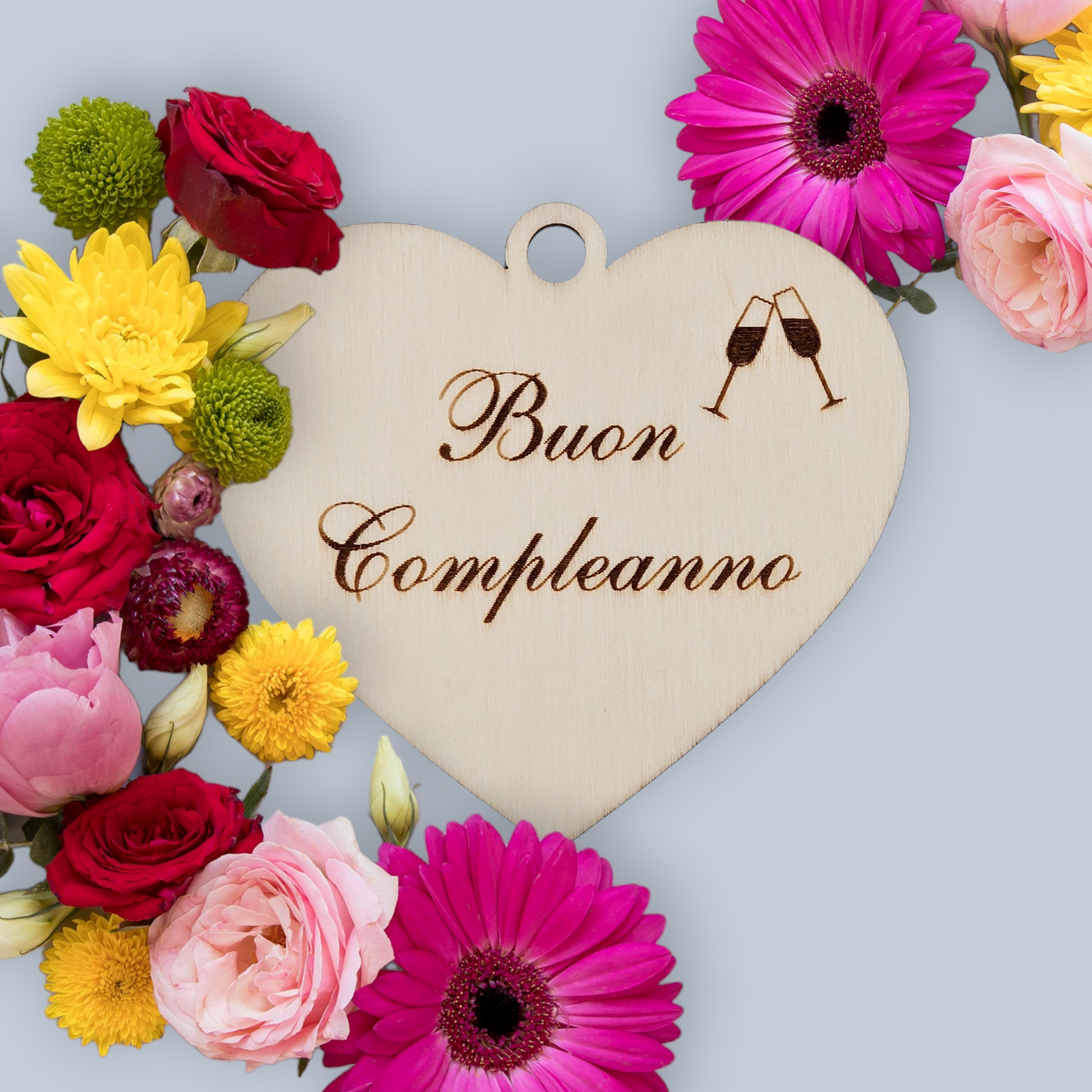 6x - Cuori "Buon Compleanno"