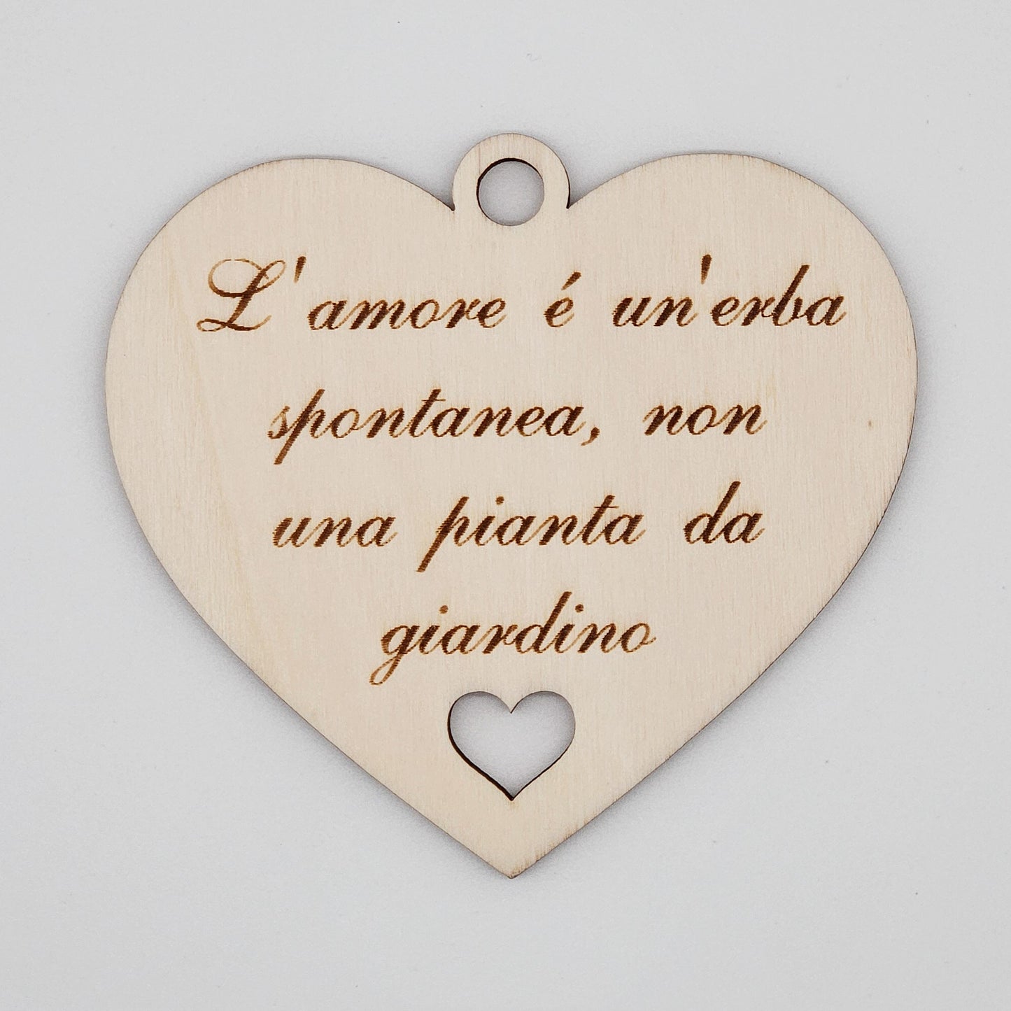 6x - Cuori "L'amore è un'erba spontanea, non una pianta da giardino"