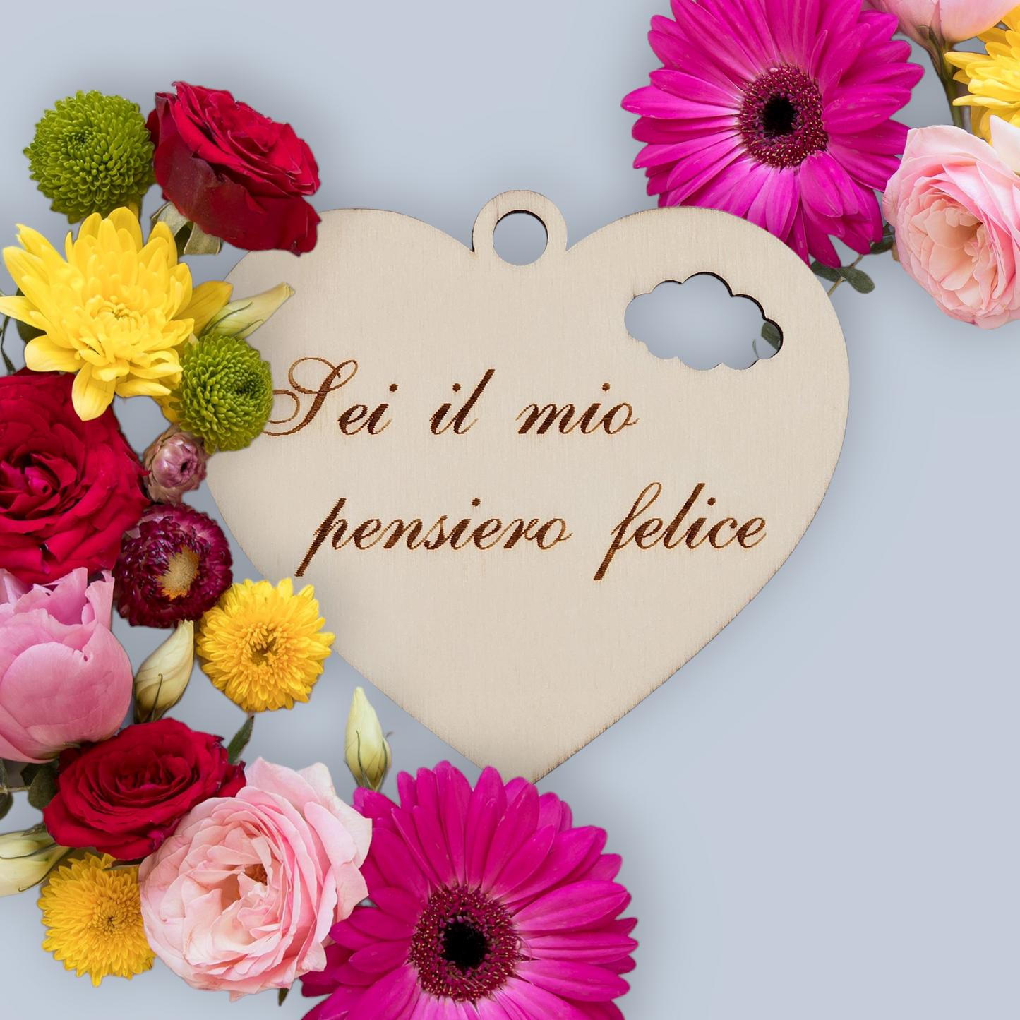 6x - Cuori "Sei il mio pensiero felice"