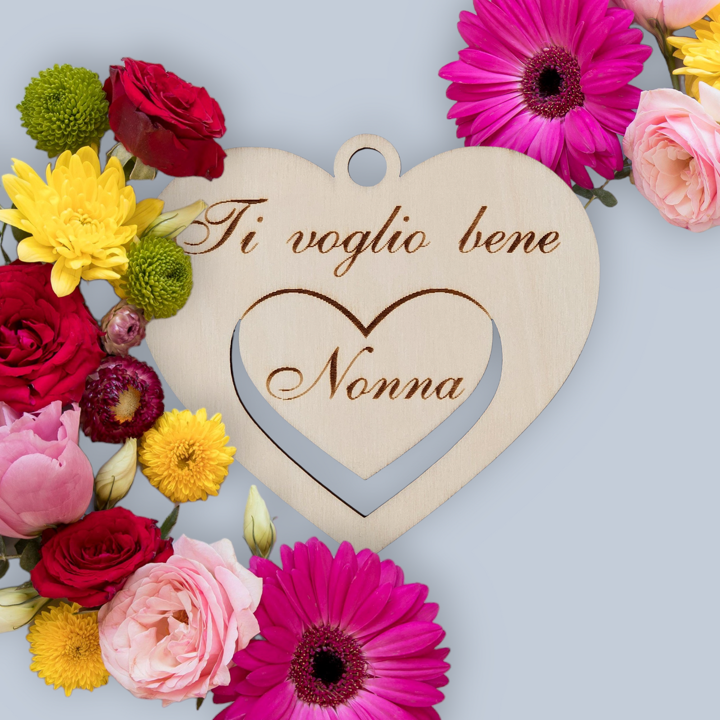 6x - Cuori "Ti voglio bene Nonna"
