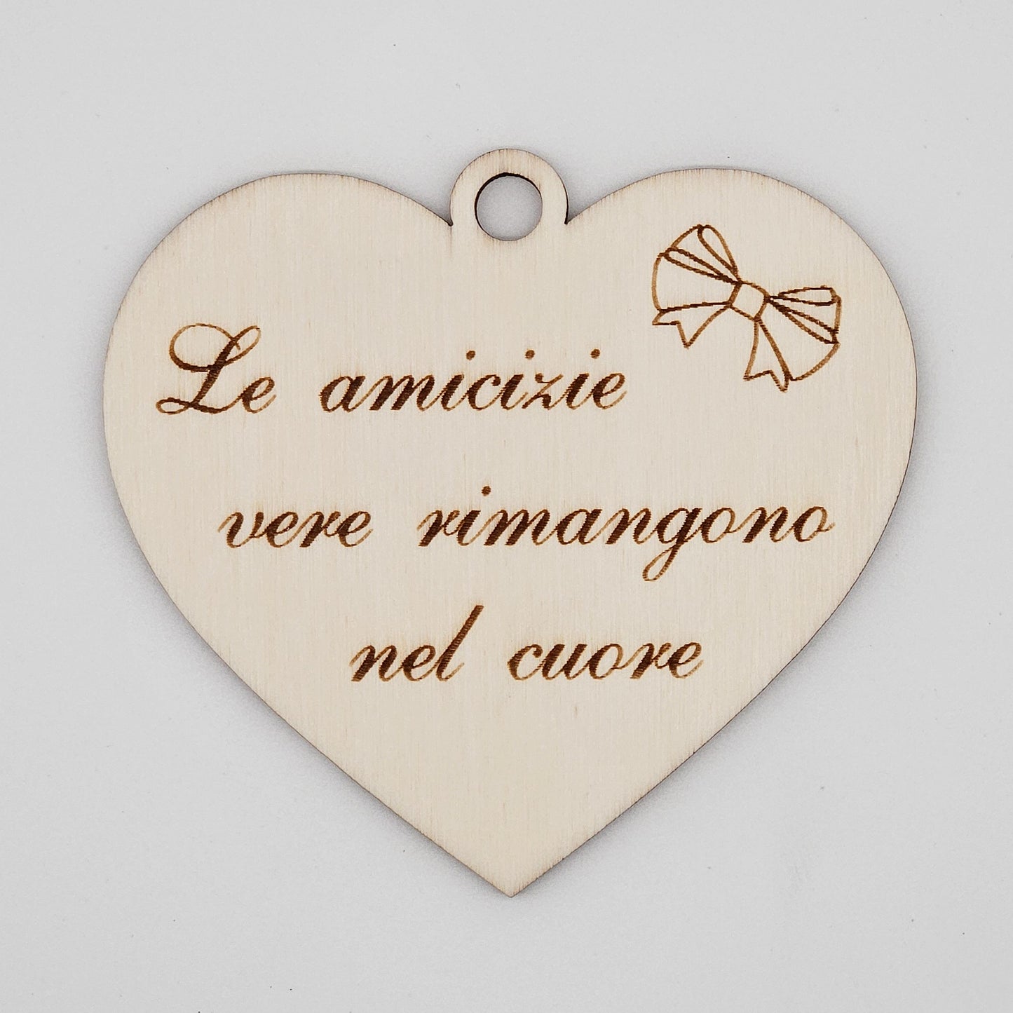 6x - Cuori "Le amicizie vere rimangono nel cuore"