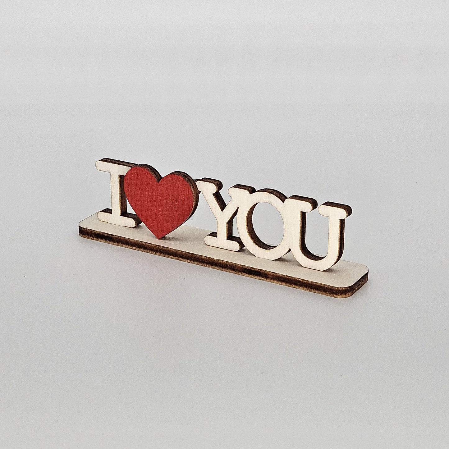 Targhetta "I LOVE YOU" piccola