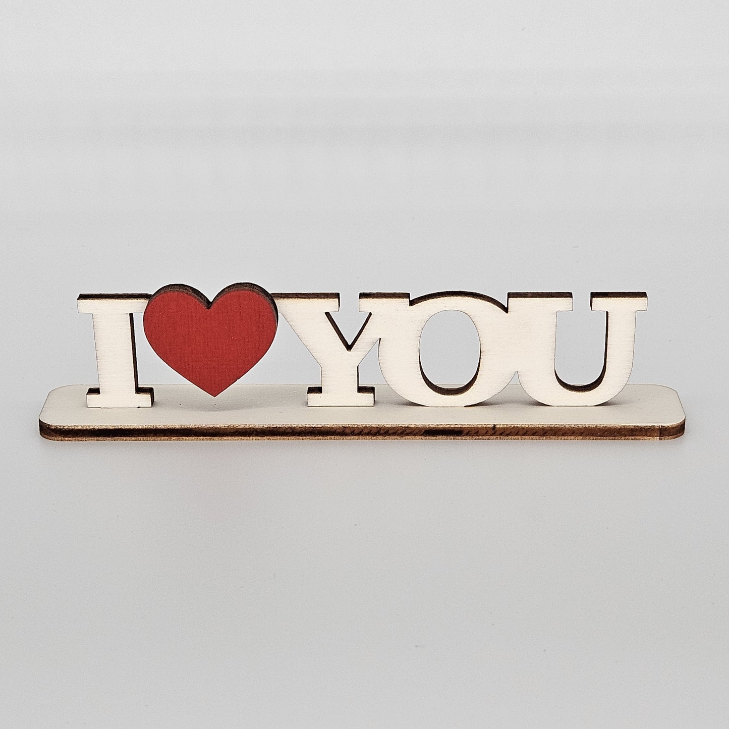 Targhetta "I LOVE YOU" grande