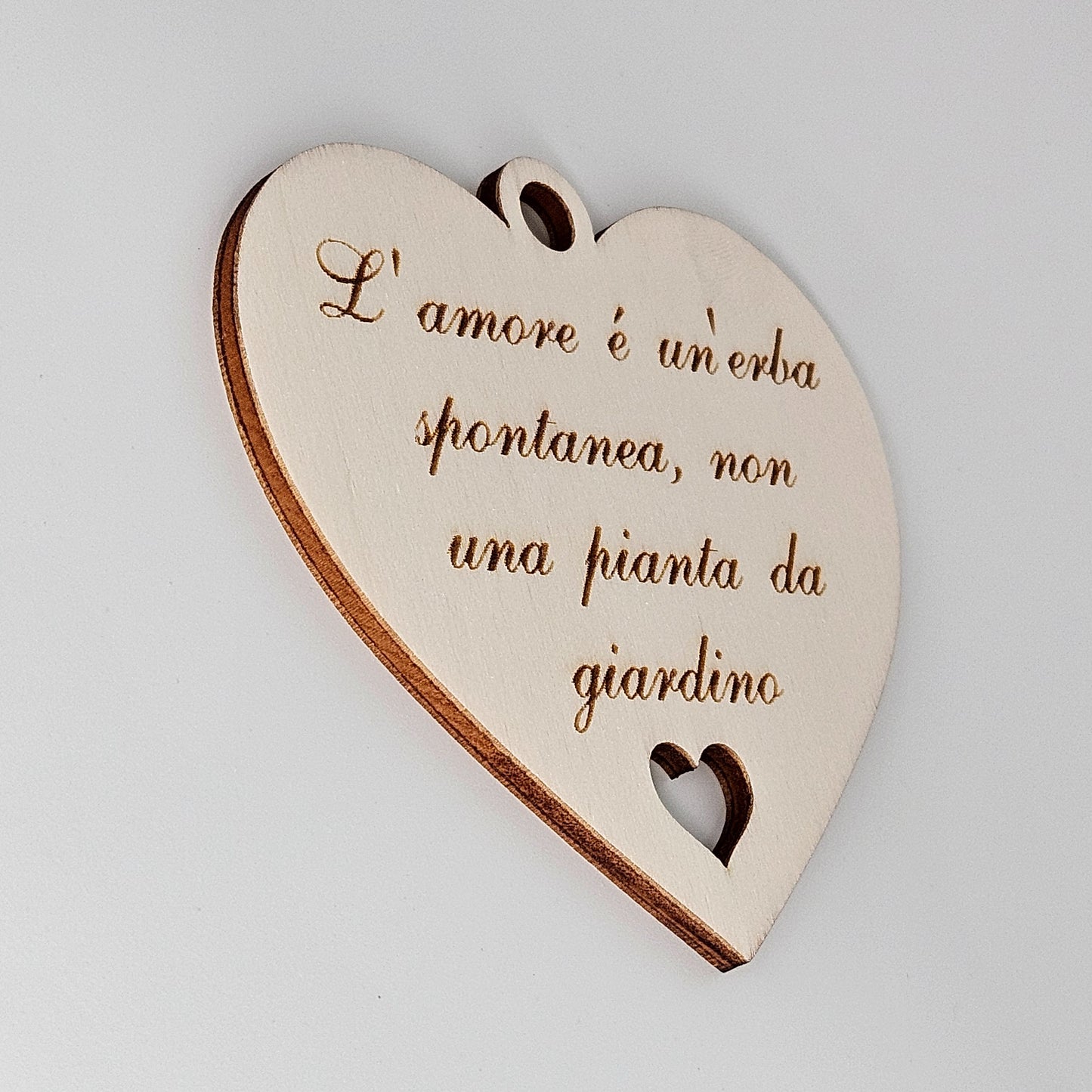 6x - Cuori "L'amore è un'erba spontanea, non una pianta da giardino"