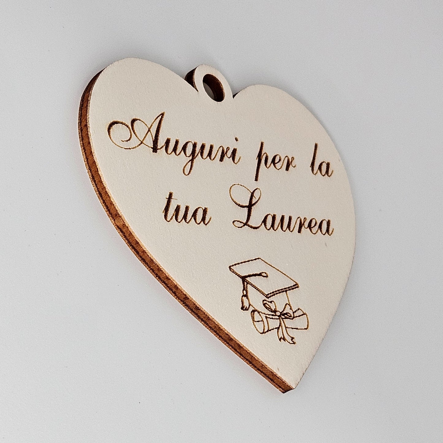 6x - Cuori "Auguri per la tua Laurea"