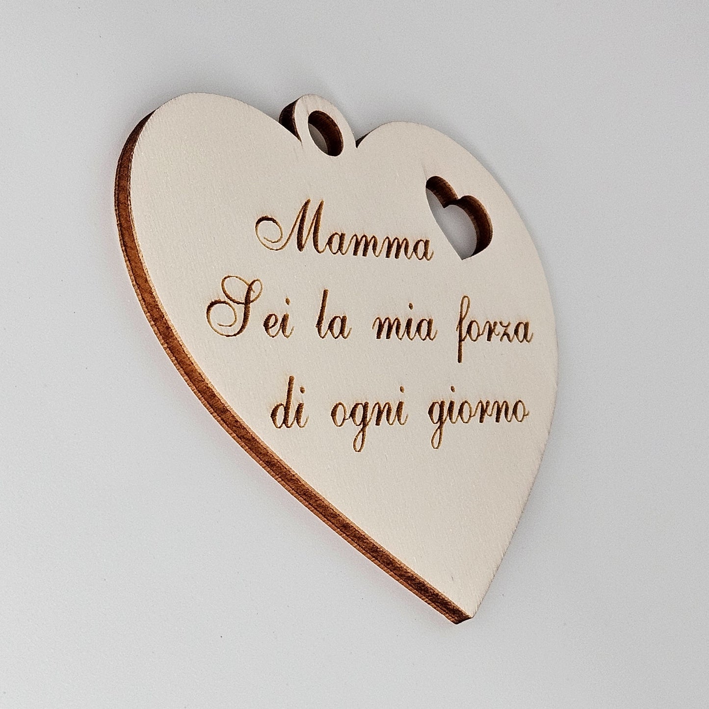 6x - Cuori "Mamma sei la mia forza di ogni giorno"