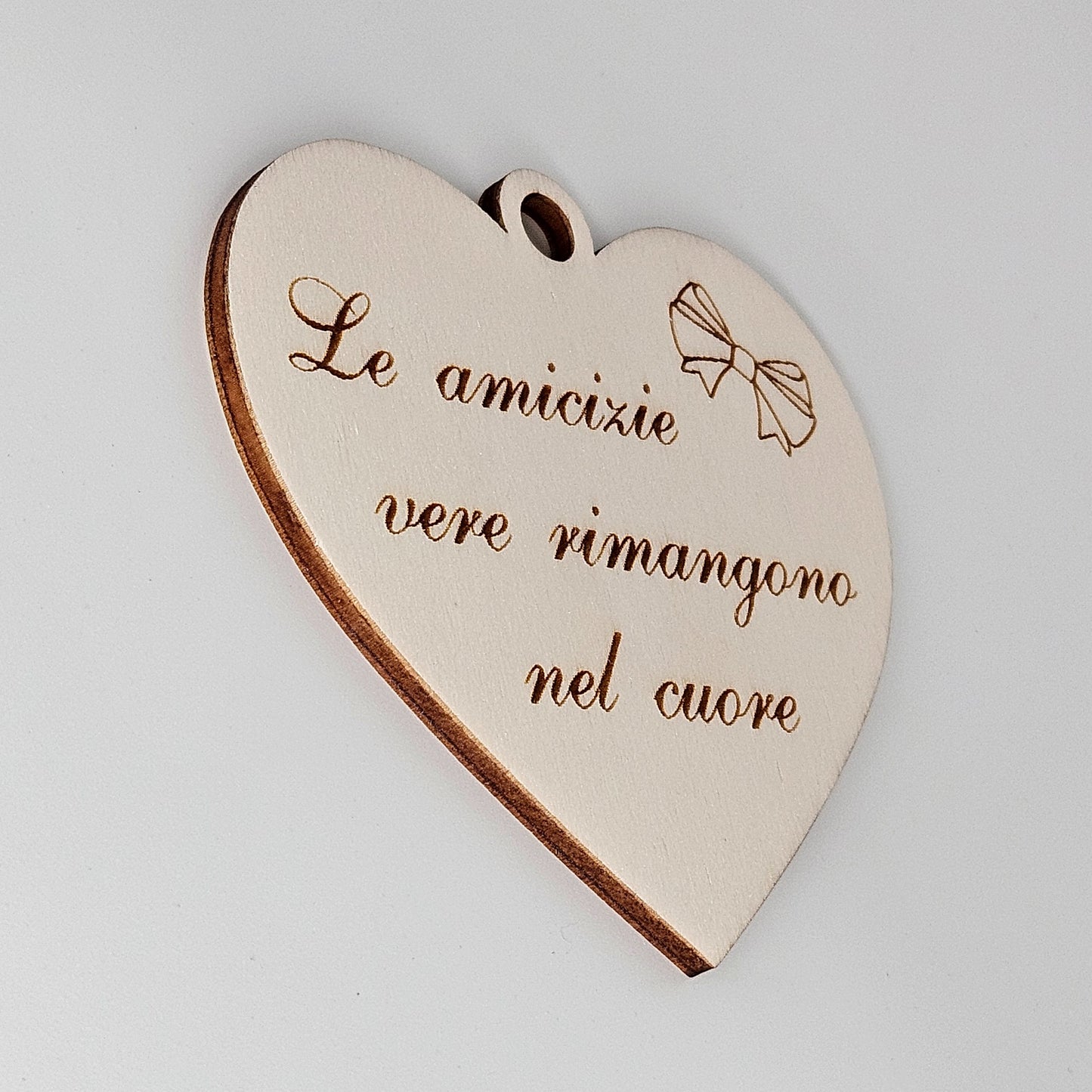 6x - Cuori "Le amicizie vere rimangono nel cuore"