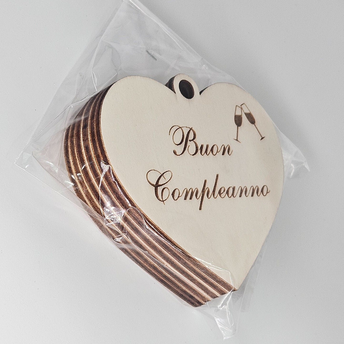 6x - Cuori "Buon Compleanno"