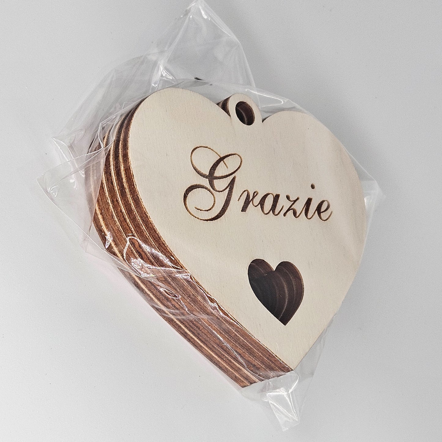 6x - Cuori "Grazie"