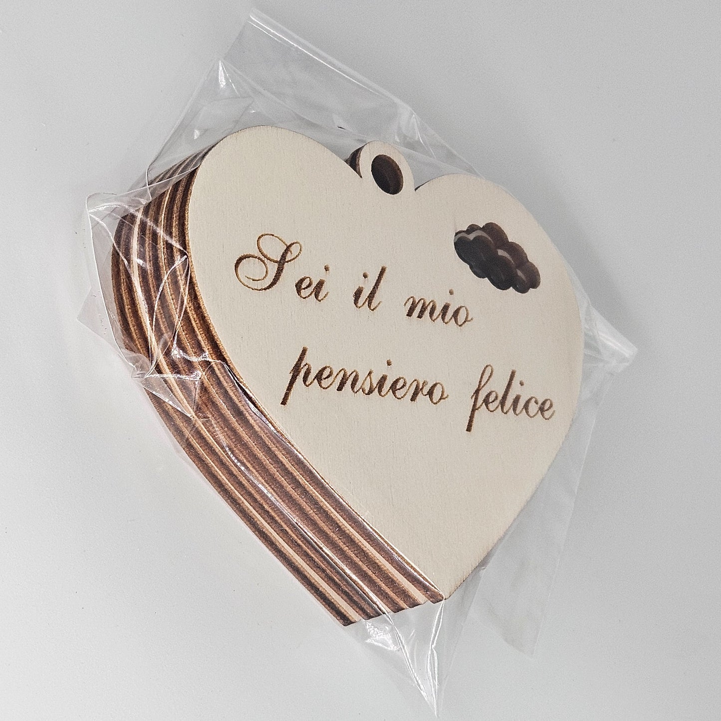 6x - Cuori "Sei il mio pensiero felice"
