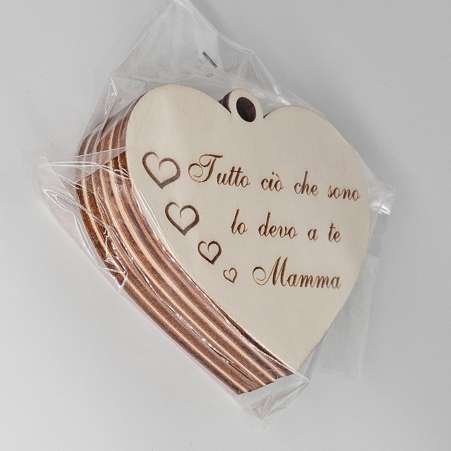 6x - Cuori "Tutto ciò che sono lo devo a te Mamma"