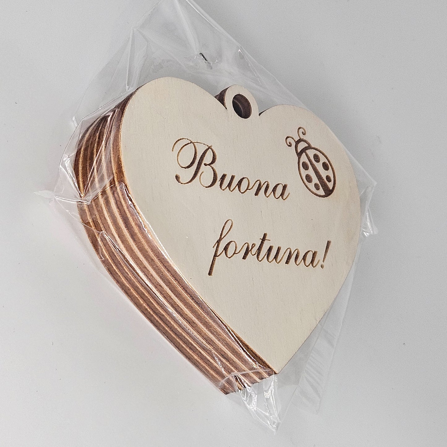6x - Cuori "Buona fortuna!"