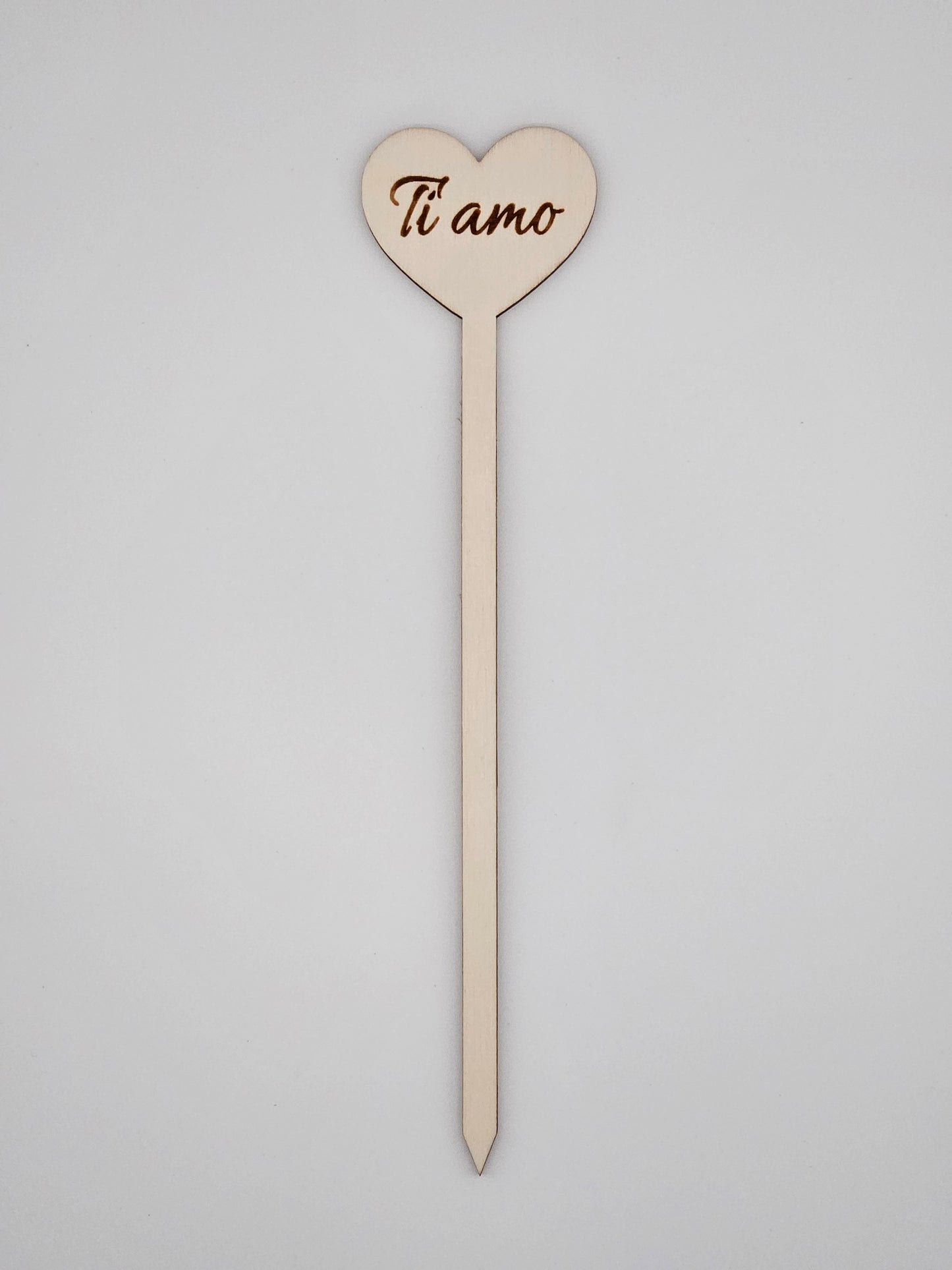 10x - Puntale ALTO "Ti amo" naturale