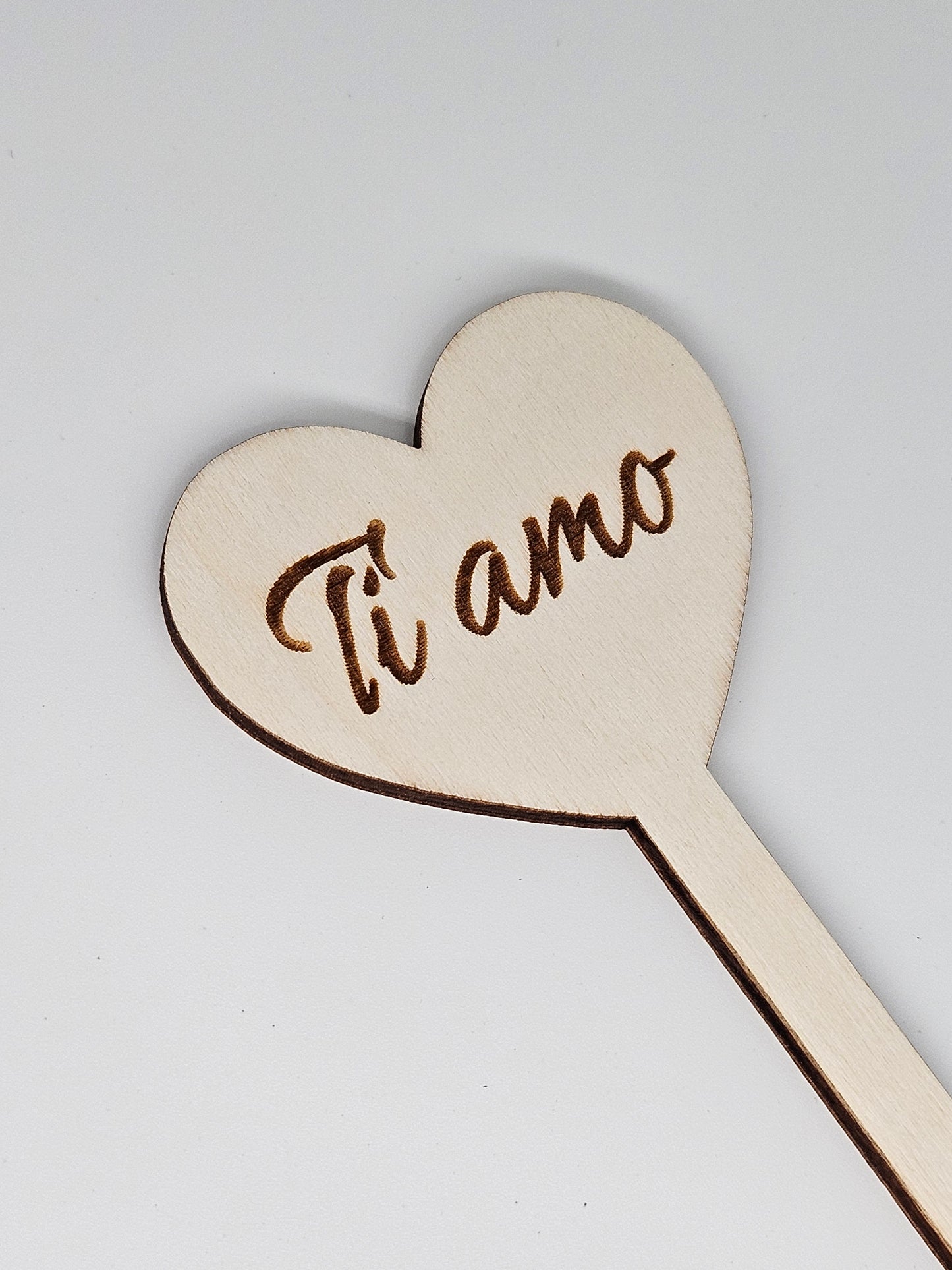 10x - Puntale ALTO "Ti amo" naturale